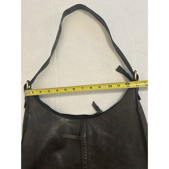 DIBA TRUE Black Distress Leather True Hobo Bag Designer Purse Handbag MRSP $250 - Picture 16 of 16